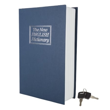 Fleming Supply Diversion Book Safe, 1.8 lb, Key Lock 283784BPT
